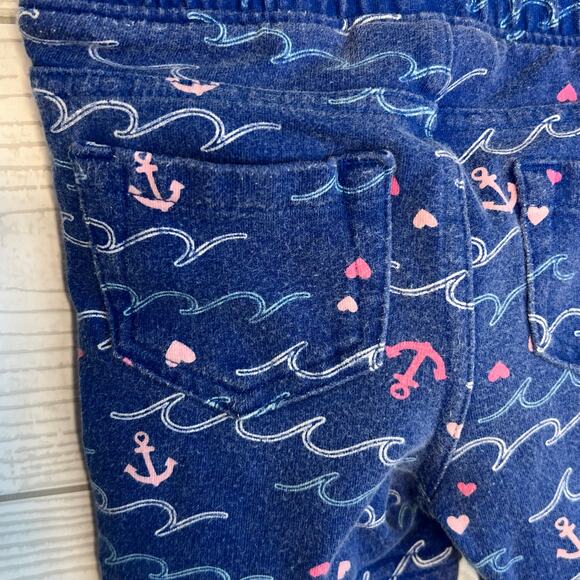 Girls’ French Toast white shirt/Jumping Beans blue beach shorts Size 2T - Picture 4 of 6